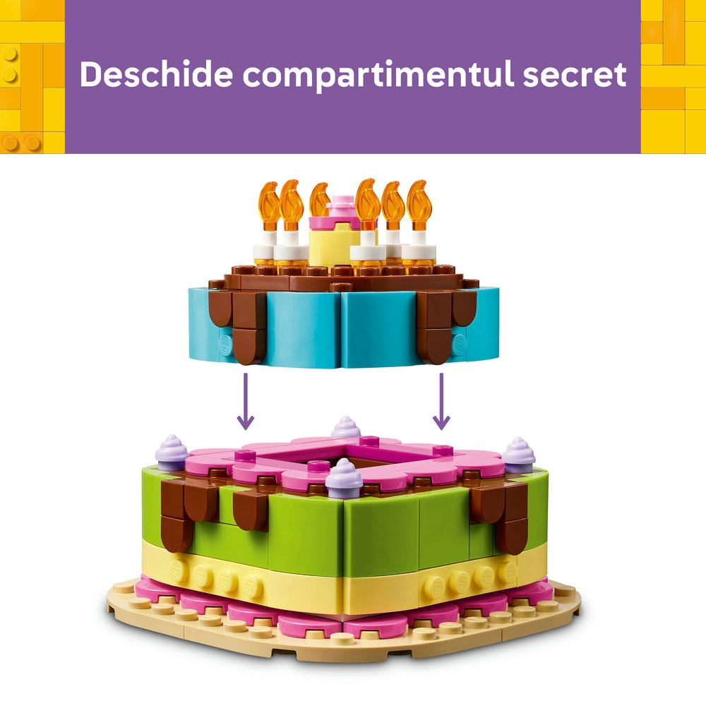 LEGO Iconic: Tort pentru petrecerea de zi de nastere 40815, 7 ani+, 219 piese