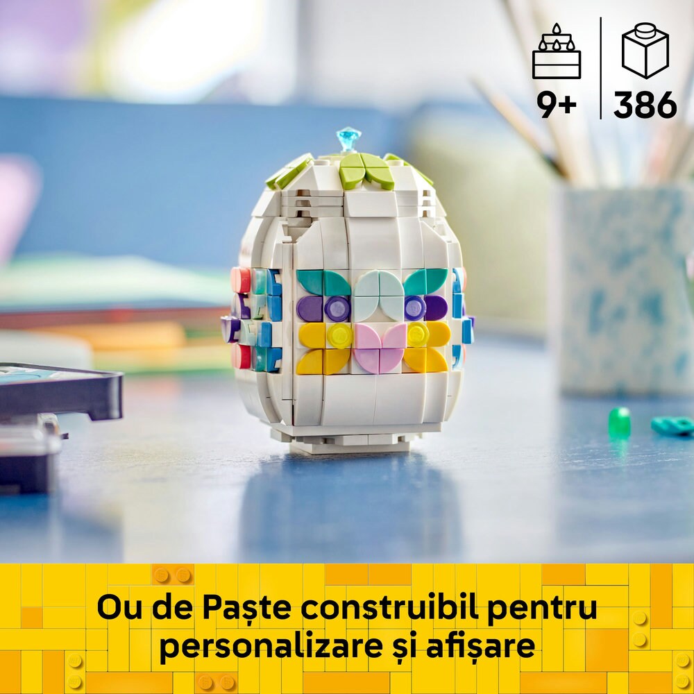 LEGO Iconic: Ou de Paste decorativ 40816, 9 ani+, 386 piese