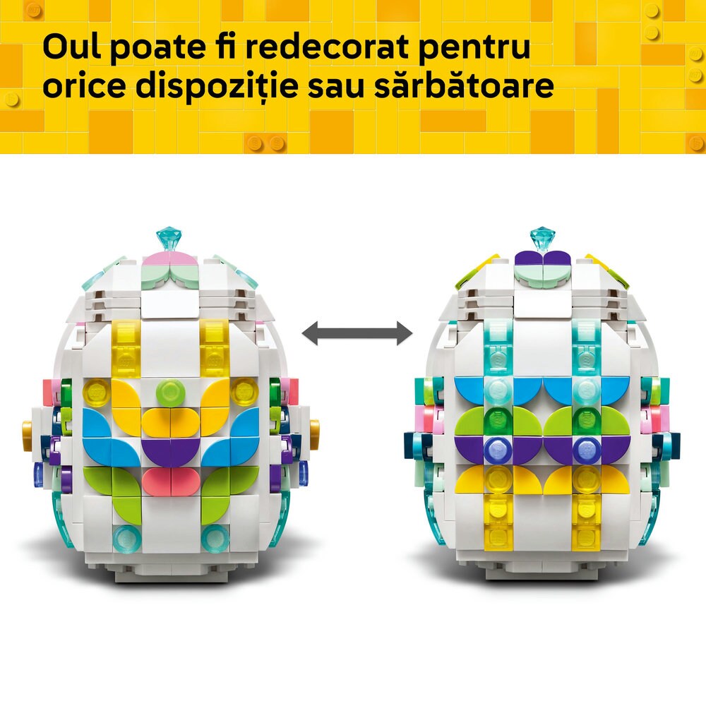 LEGO Iconic: Ou de Paste decorativ 40816, 9 ani+, 386 piese