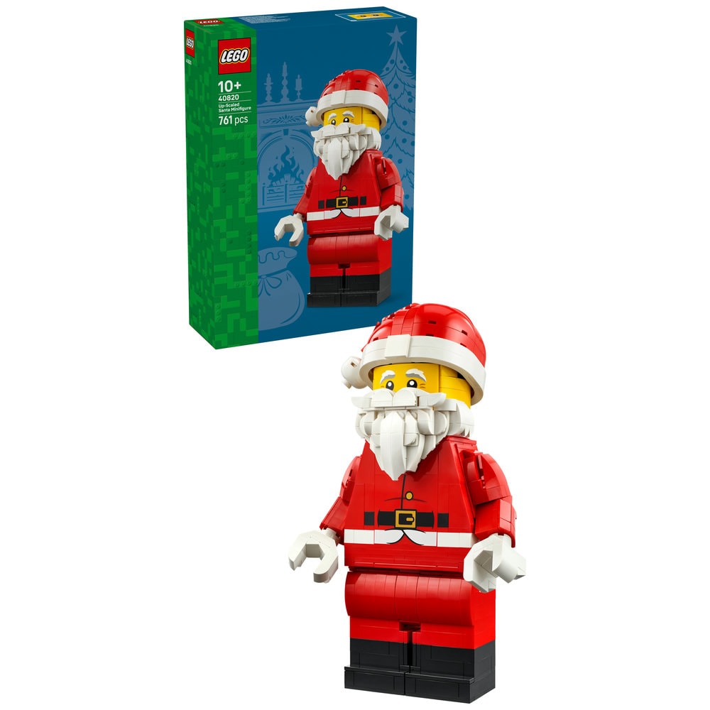 LEGO Iconic: Minifigurina Mos Craciun supradimensionata 40820, 10 ani+, 761 piese