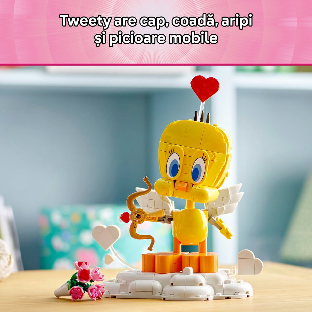 LEGO Iconic: Adorabilul canar Tweety 40824, 12 ani+, 412 piese