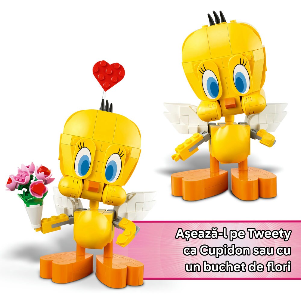 LEGO Iconic: Adorabilul canar Tweety 40824, 12 ani+, 412 piese