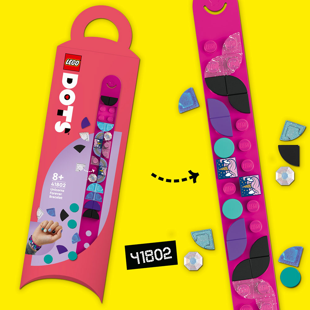 LEGO Dots: Megapachet Designer de bratari 41807, 6 ani+, 388 piese
