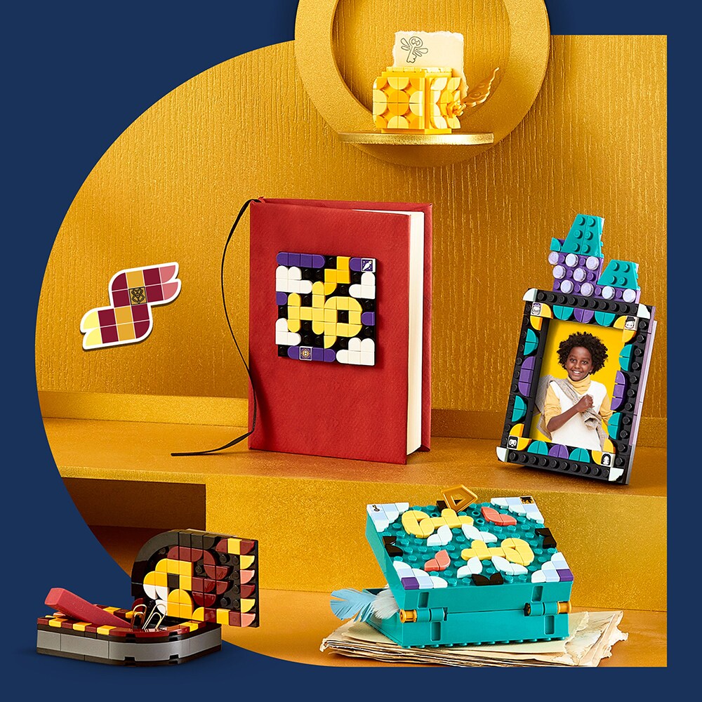 LEGO DOTS: Kit pentru desktop Hogwarts 41811, 8 ani+, 856 piese