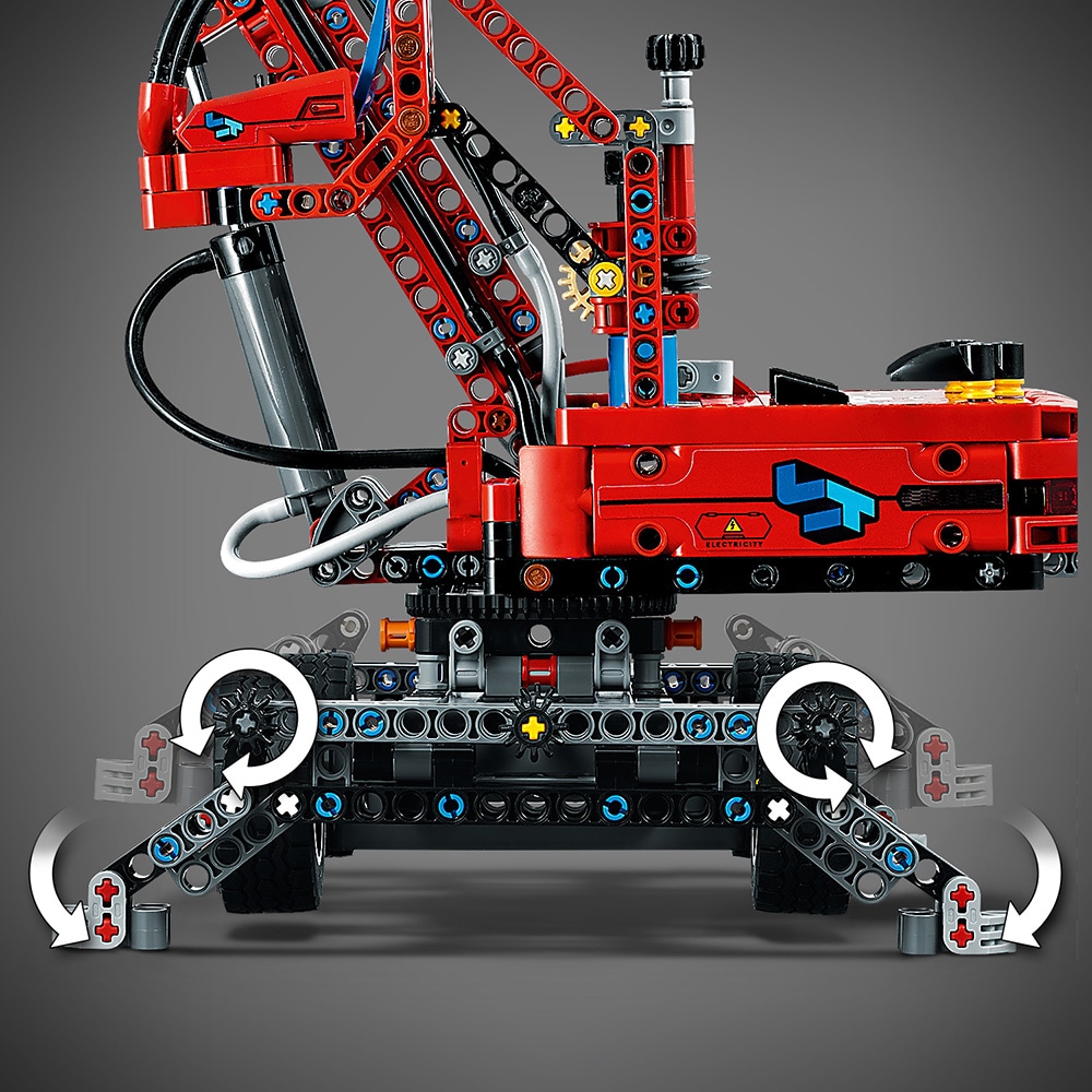 LEGO Technic: Manipulator de materiale 42144, 10 ani+, 835 piese