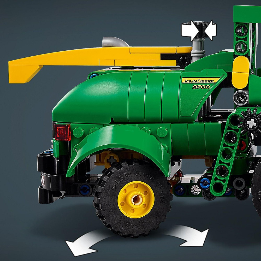 LEGO Technic: John Deere 9700 Forage Harvester 42168, 9 ani+, 559 piese