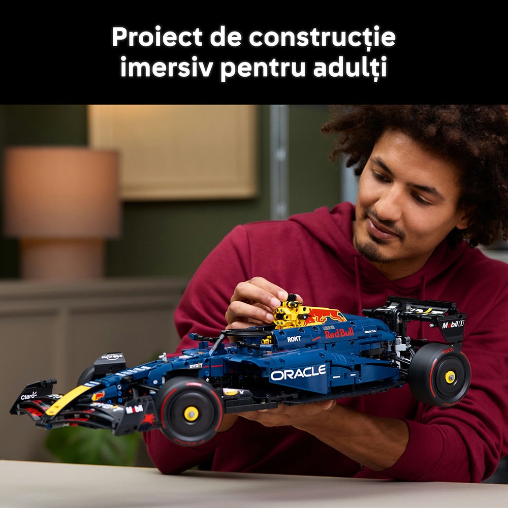 LEGO Technic: Masina F1 Oracle Red Bull Racing RB20 42206, 18 ani+, 1639 piese