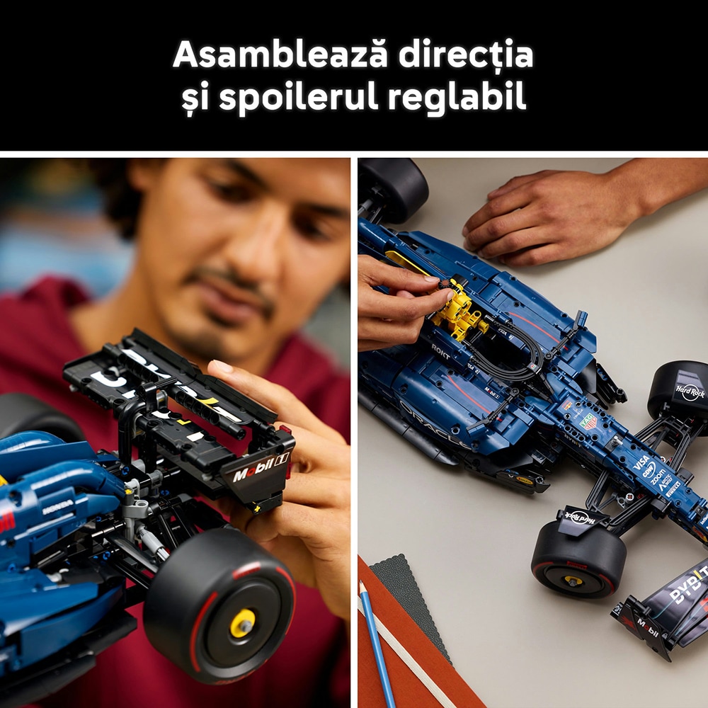 LEGO Technic: Masina F1 Oracle Red Bull Racing RB20 42206, 18 ani+, 1639 piese