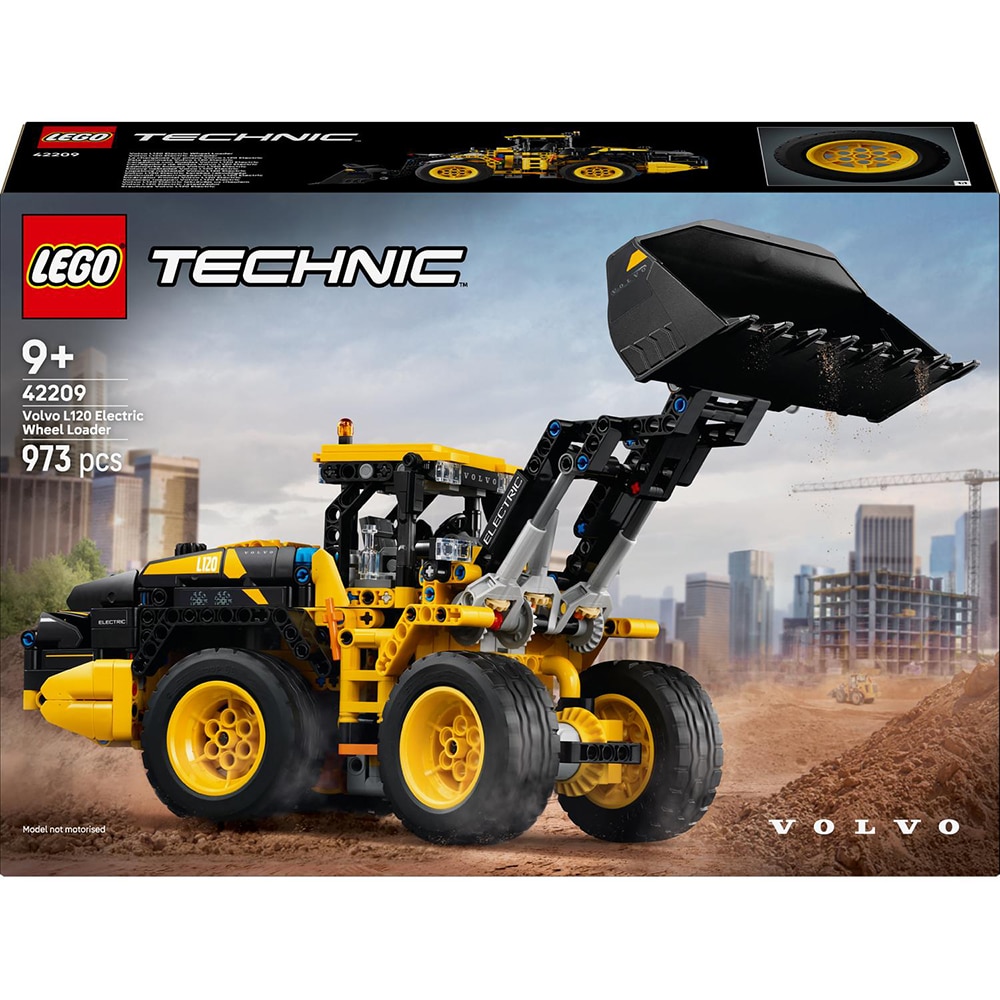 LEGO Technic: Incarcator frontal Volvo L120 Electric 42209, 9 ani+, 973 piese