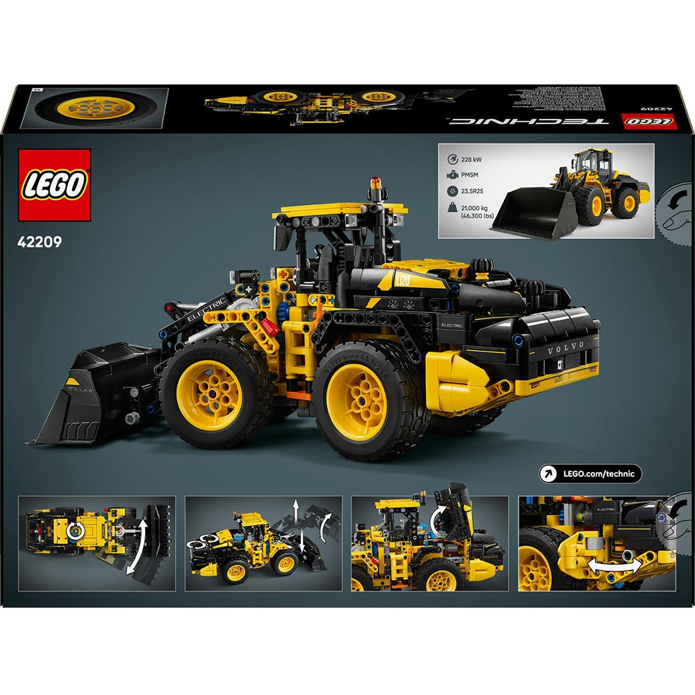LEGO Technic: Incarcator frontal Volvo L120 Electric 42209, 9 ani+, 973 piese