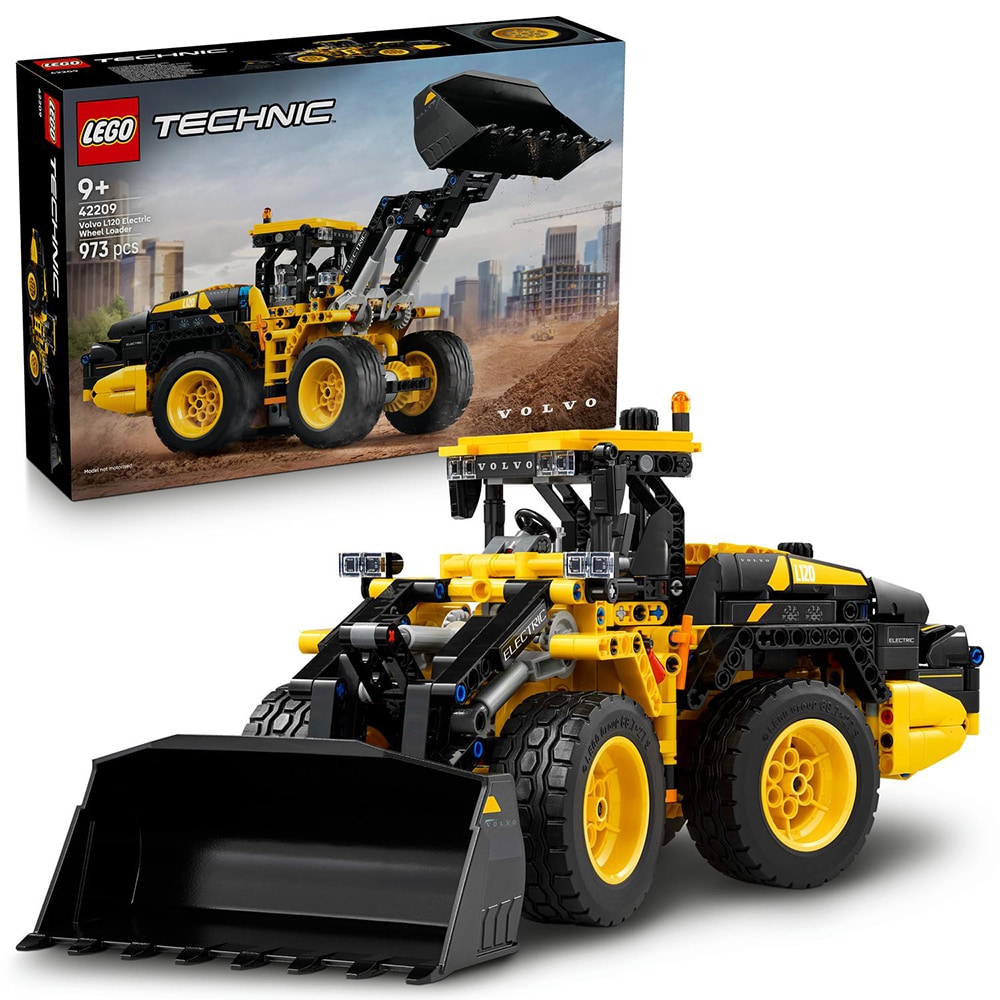 LEGO Technic: Incarcator frontal Volvo L120 Electric 42209, 9 ani+, 973 piese