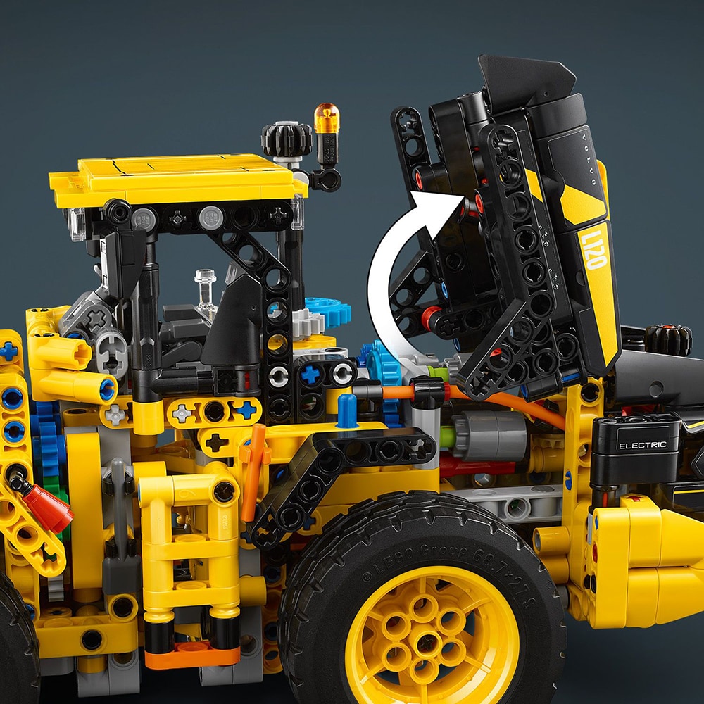 LEGO Technic: Incarcator frontal Volvo L120 Electric 42209, 9 ani+, 973 piese