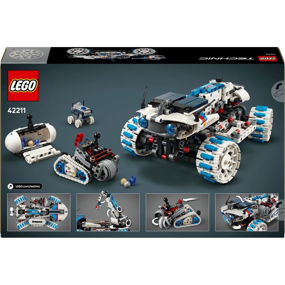 LEGO Technic: Vehicul spatial Rover Lunar Outpost 42211, 10 ani+, 1082 piese