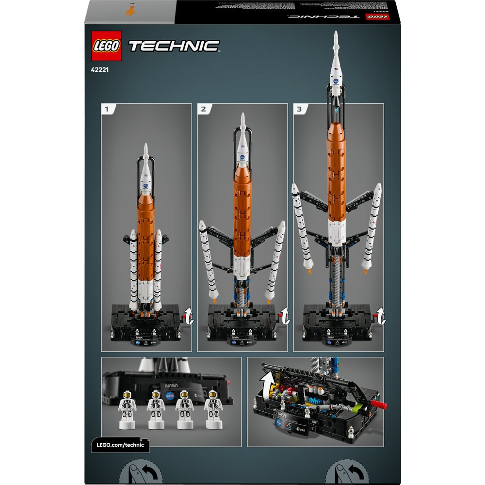 LEGO Technic: Racheta Sistemului de lansare spatiala NASA Artemis 42221, 9 ani+, 632 piese