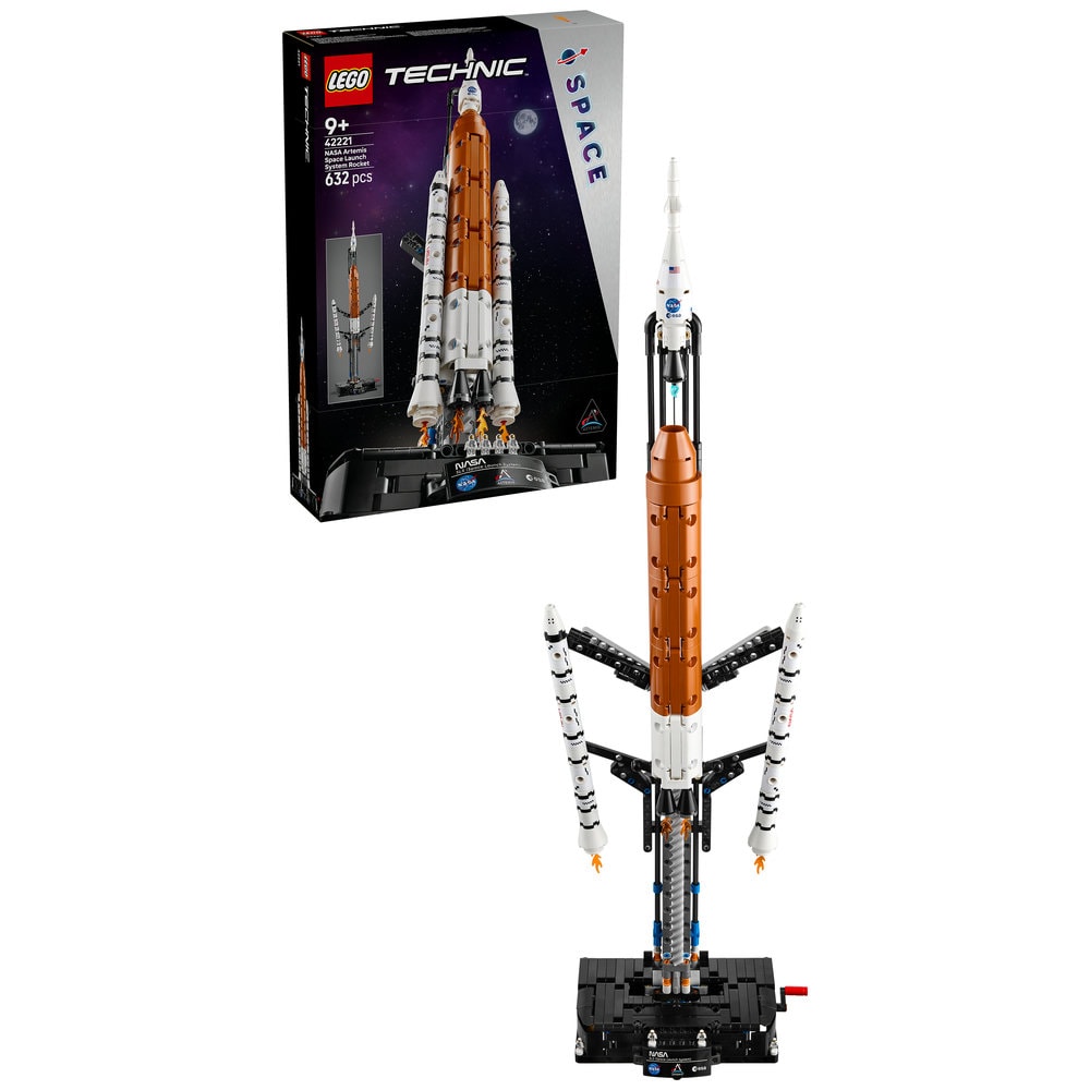 LEGO Technic: Racheta Sistemului de lansare spatiala NASA Artemis 42221, 9 ani+, 632 piese