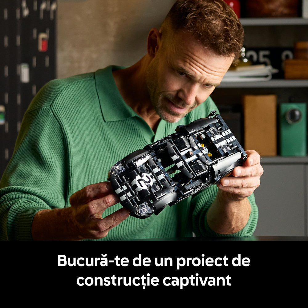 LEGO Technic: Masina de curse 1966 Ford GT40 MKII 42223, 18 ani+, 793 piese
