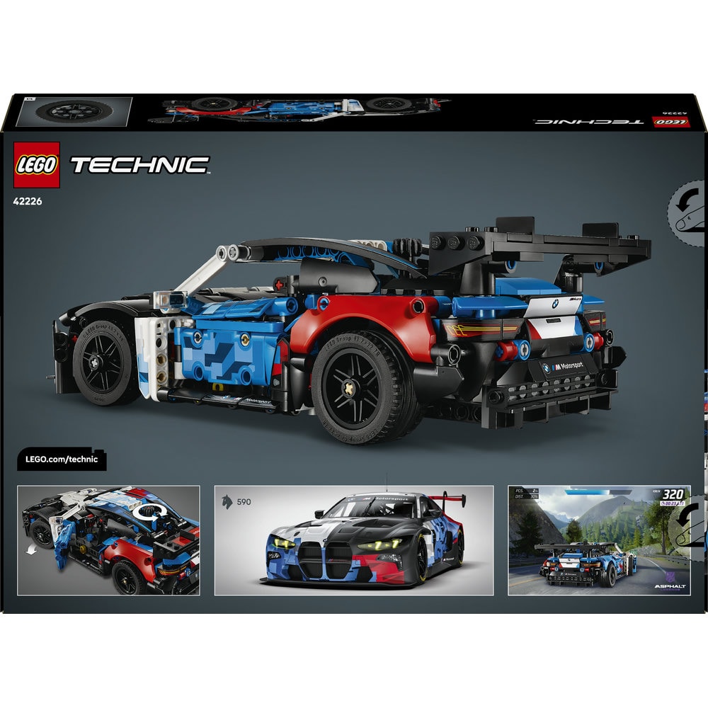 LEGO Technic: Masina de curse BMW M4 GT3 EVO 42226, 11 ani+, 747 piese
