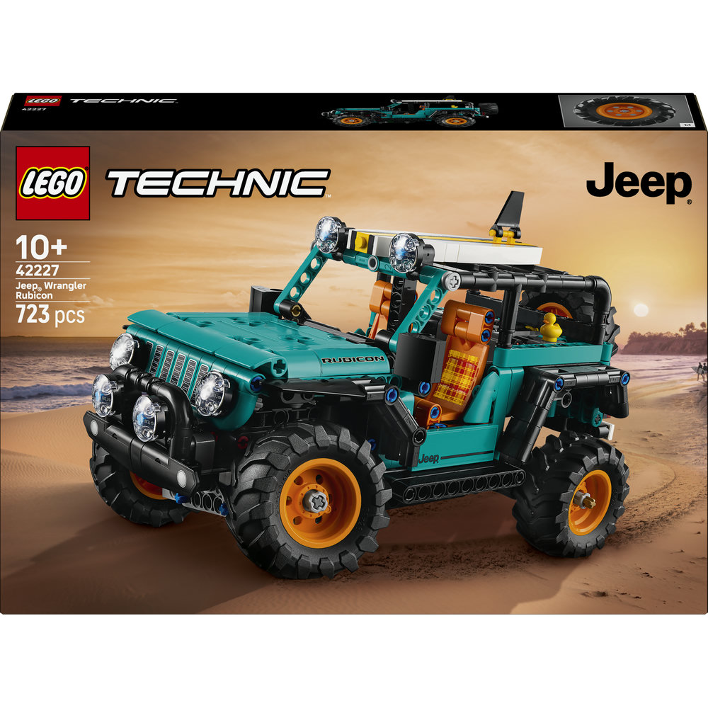 LEGO Technic: SUV-ul Jeep Wrangler Rubicon 42227, 10 ani+, 723 piese
