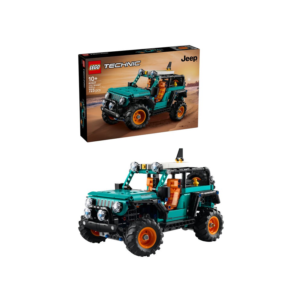 LEGO Technic: SUV-ul Jeep Wrangler Rubicon 42227, 10 ani+, 723 piese