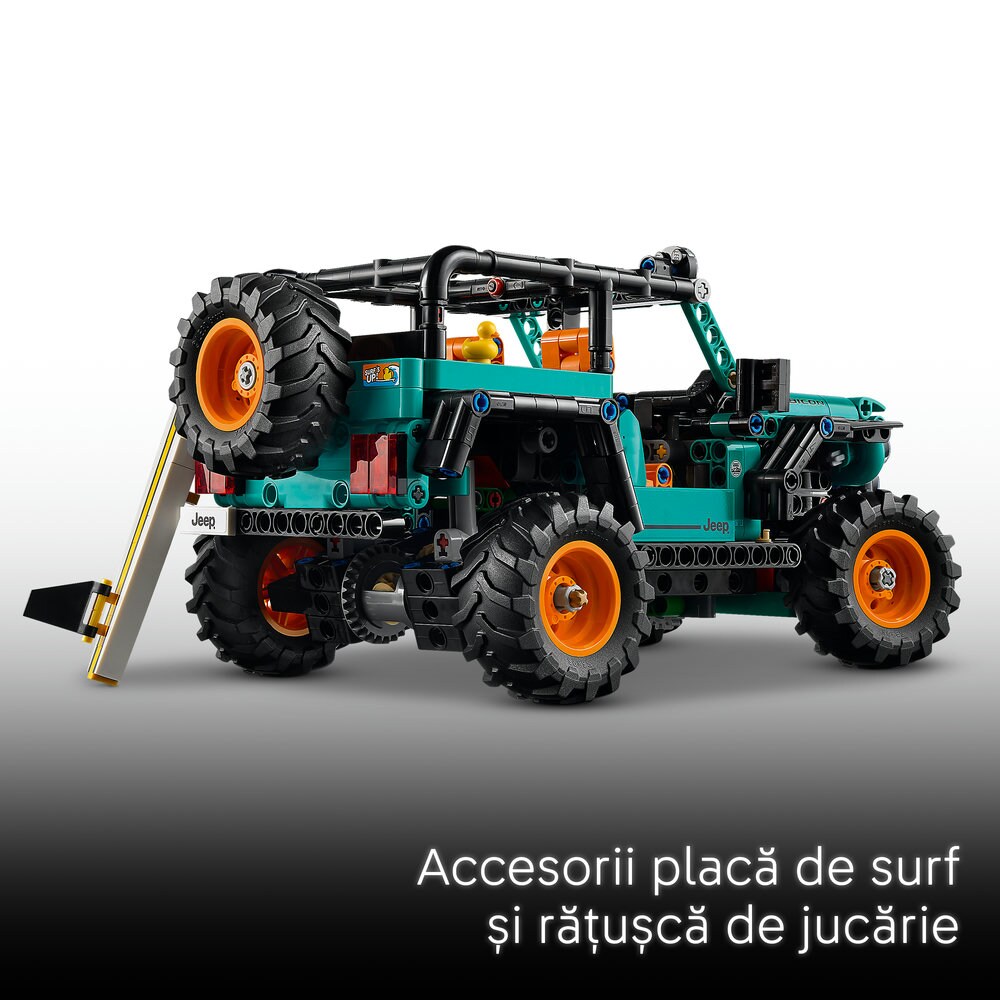 LEGO Technic: SUV-ul Jeep Wrangler Rubicon 42227, 10 ani+, 723 piese