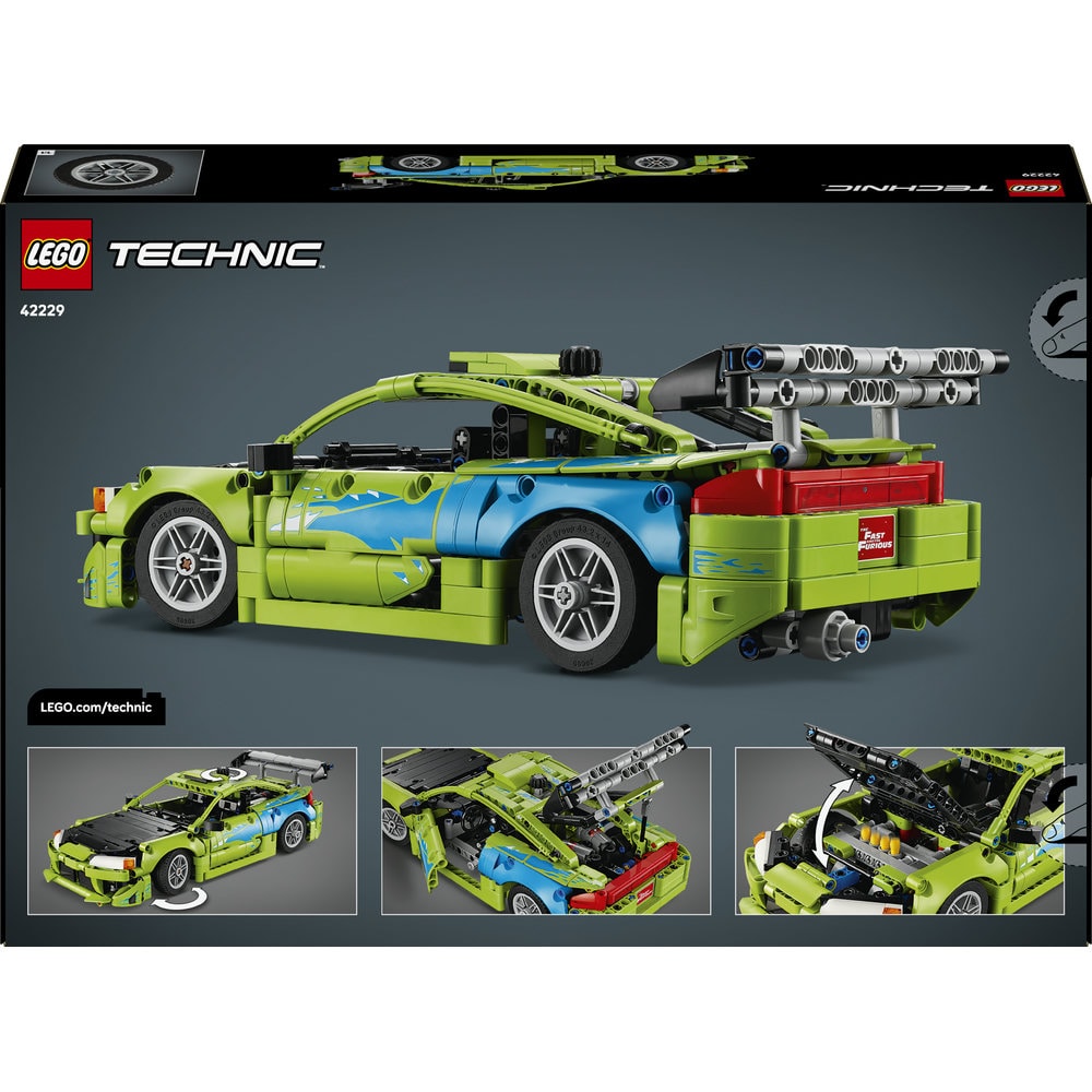 LEGO Technic: Masina Mitsubishi Eclipse din Fast and Furious 42229, 14 ani+, 827 piese