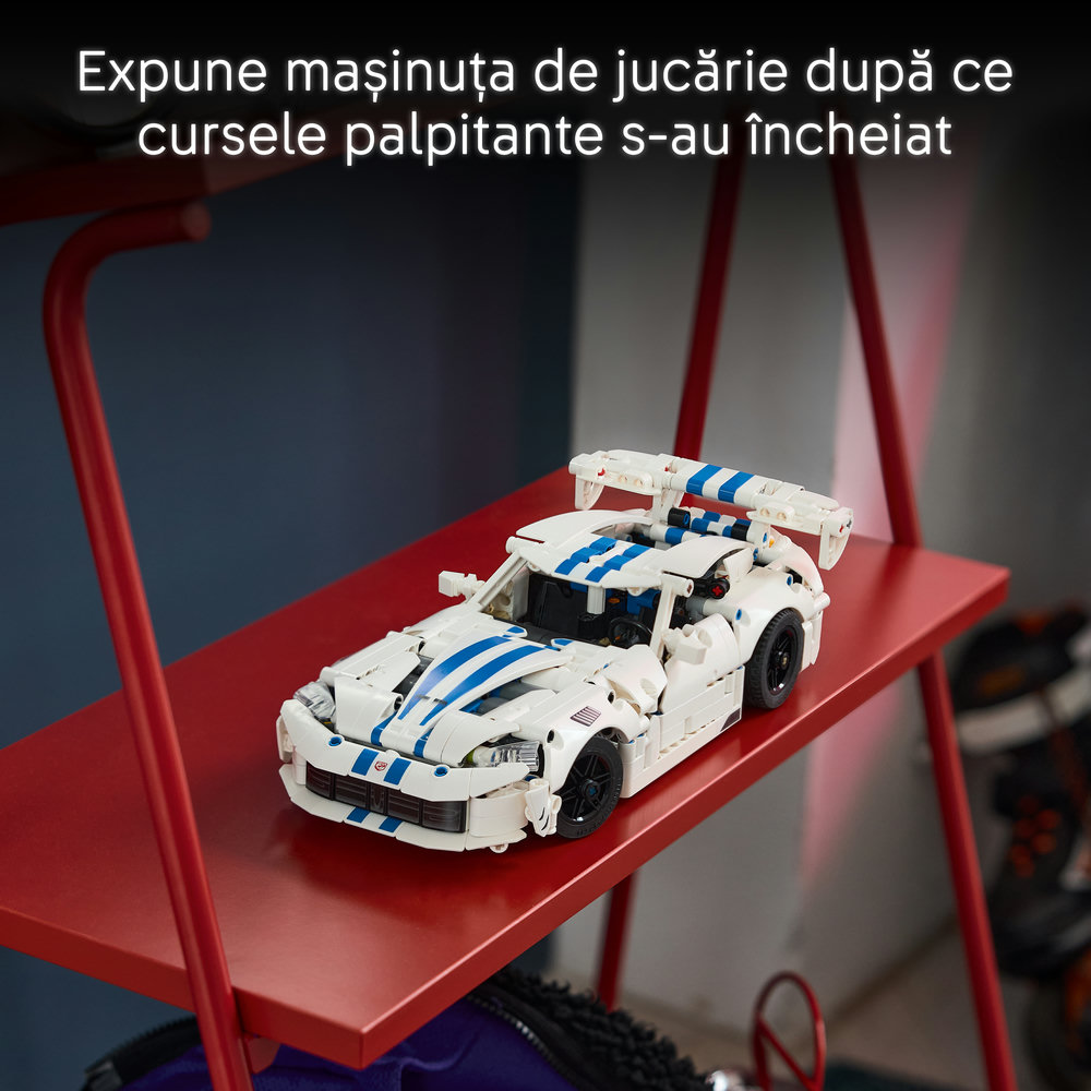 LEGO Technic: Masina sport Dodge Viper GTS-R 42234, 10 ani+, 805 piese