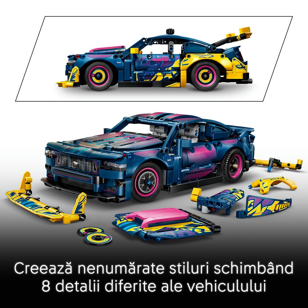 LEGO Technic: Masina personalizata Ford Mustang GT 42236, 10 ani+, 973 piese