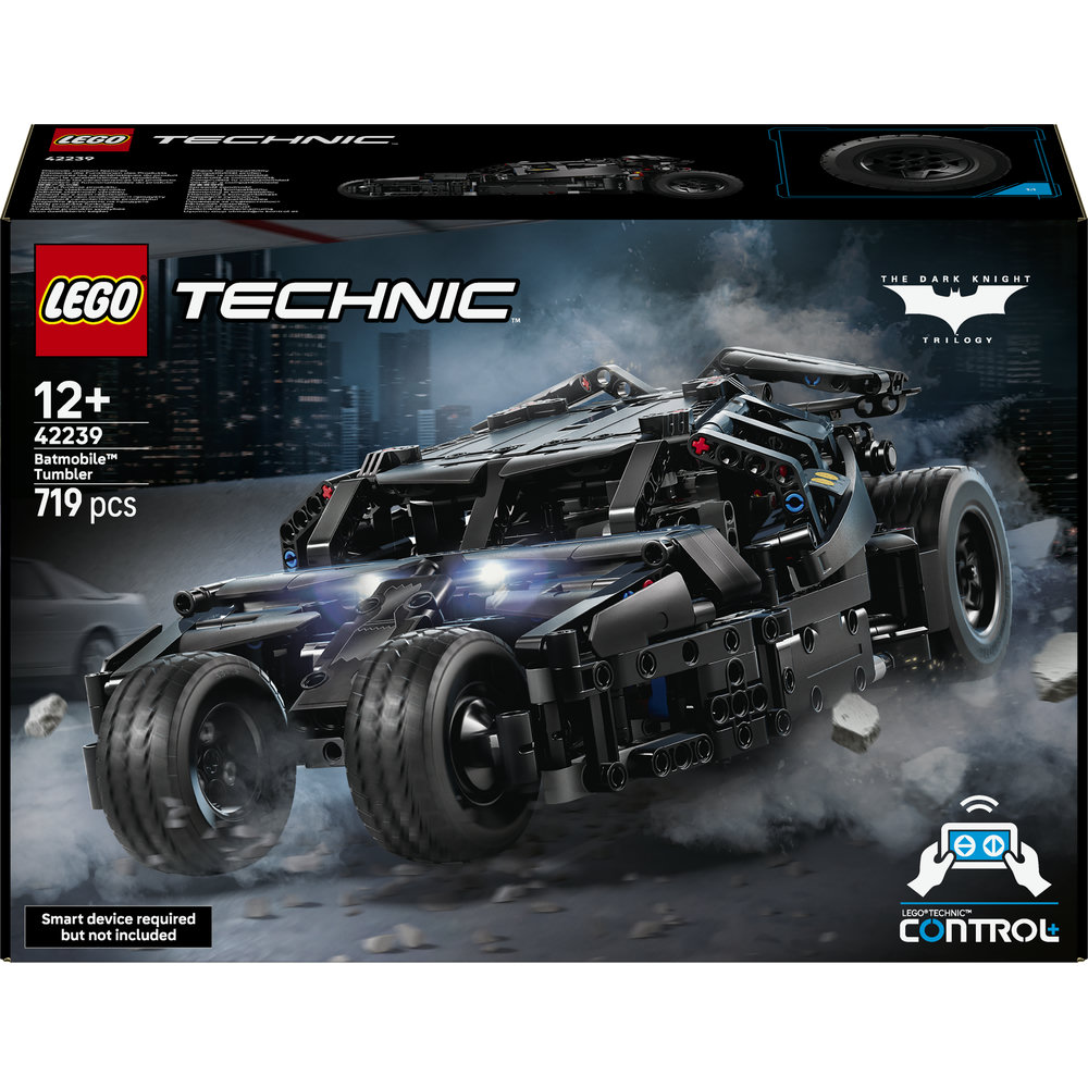 LEGO Technic: Batmobile Tumbler 42239, 12 ani+, 719 piese
