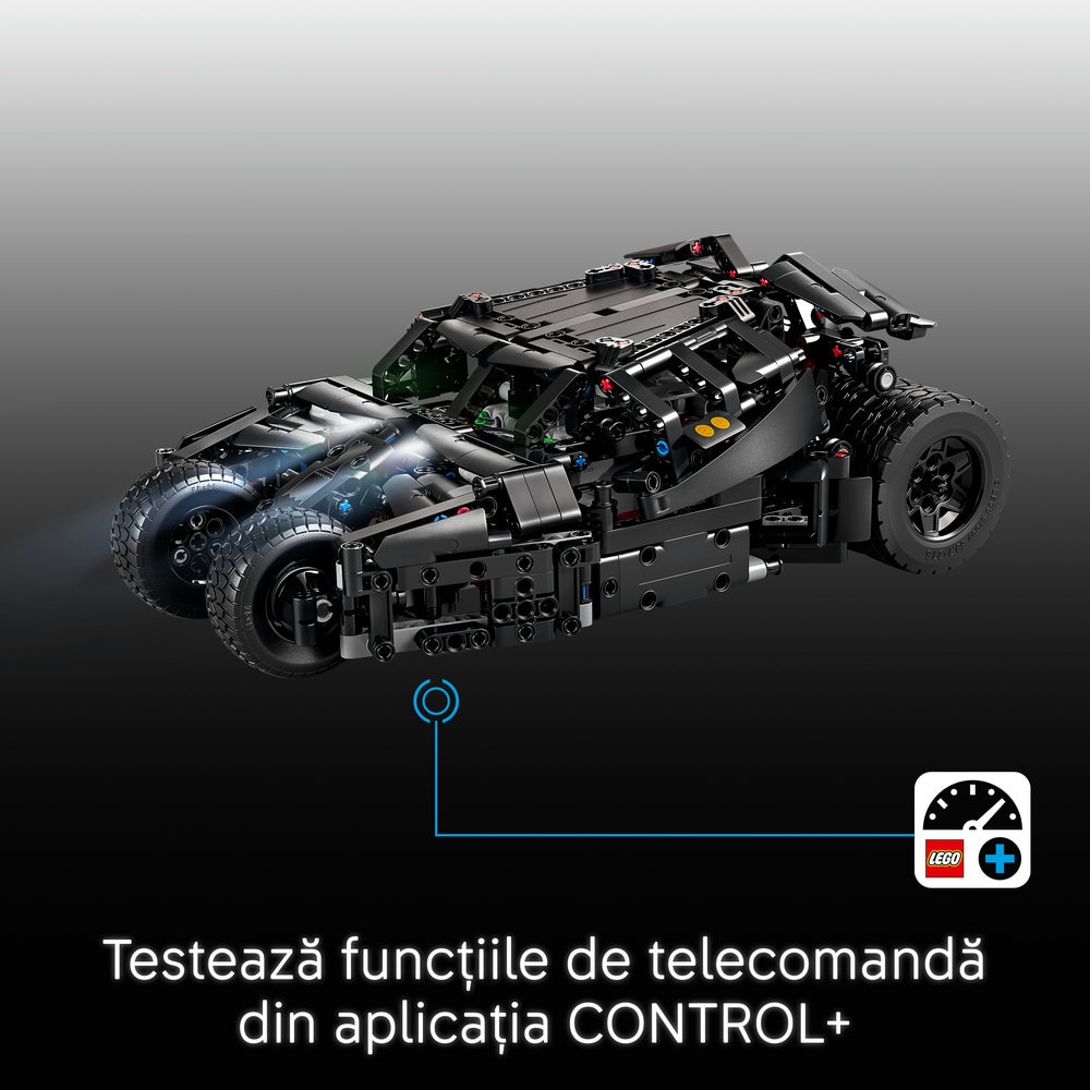 LEGO Technic: Batmobile Tumbler 42239, 12 ani+, 719 piese