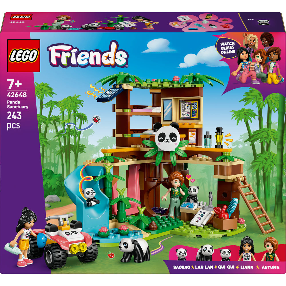 LEGO Friends: Ingrijirea animalelor de la refugiul pentru panda 42648, 7 ani+, 243 piese