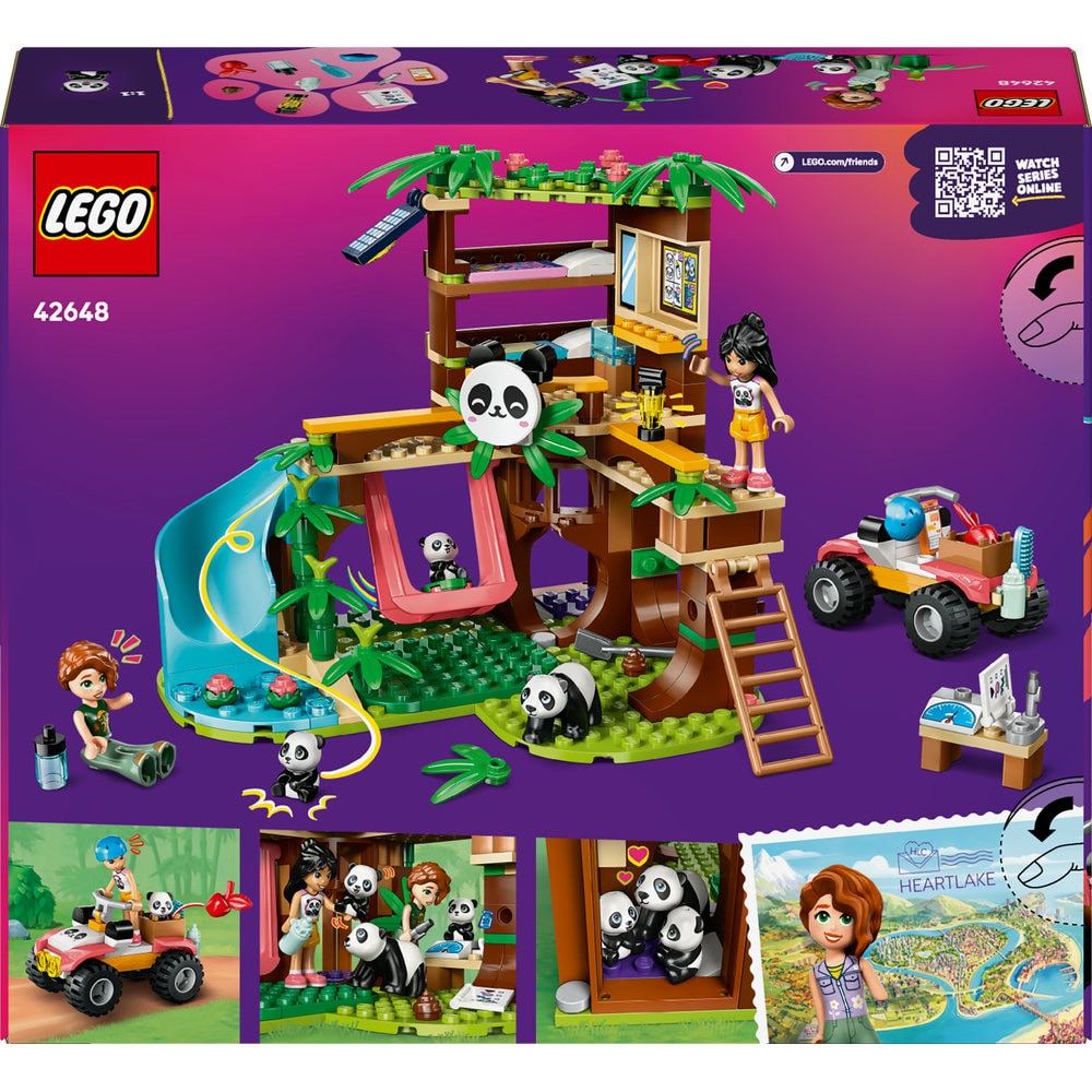 LEGO Friends: Ingrijirea animalelor de la refugiul pentru panda 42648, 7 ani+, 243 piese