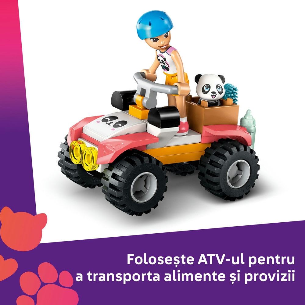 LEGO Friends: Ingrijirea animalelor de la refugiul pentru panda 42648, 7 ani+, 243 piese