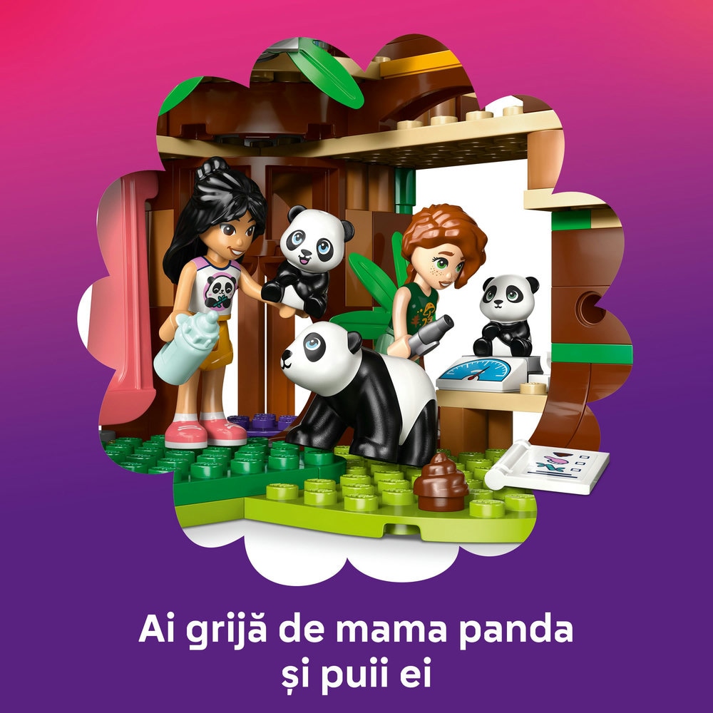 LEGO Friends: Ingrijirea animalelor de la refugiul pentru panda 42648, 7 ani+, 243 piese