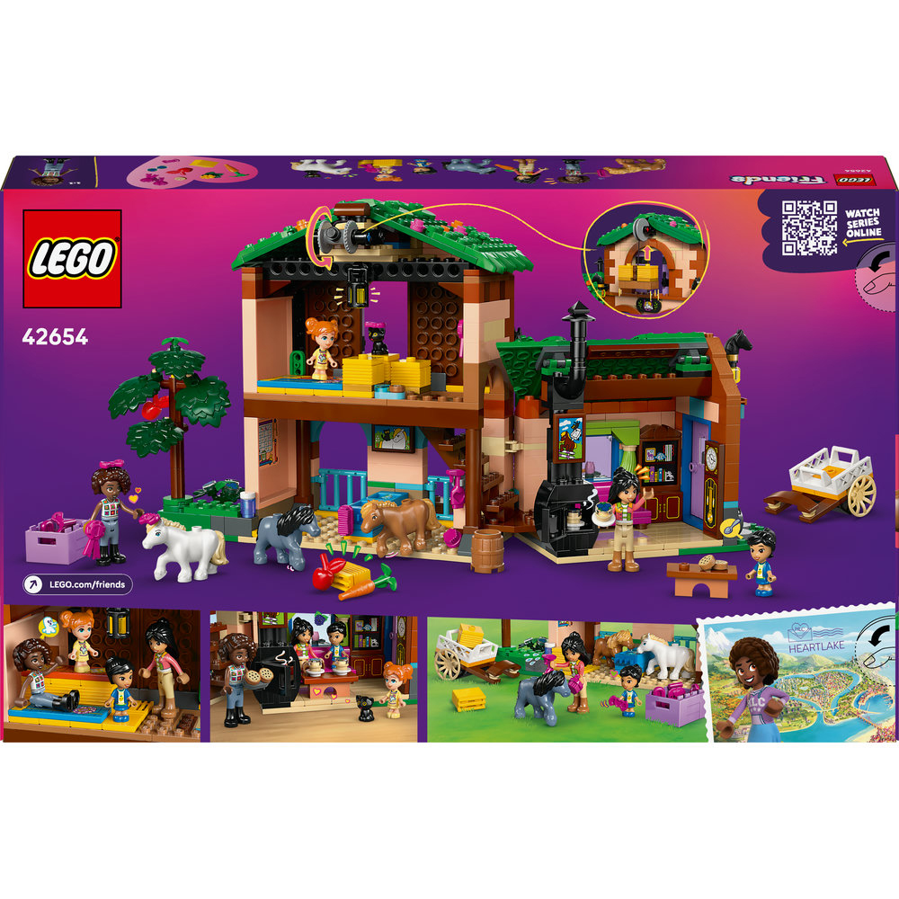 LEGO Friends: Ferma si grajd pentru ponei 42654, 7 ani+, 727 piese