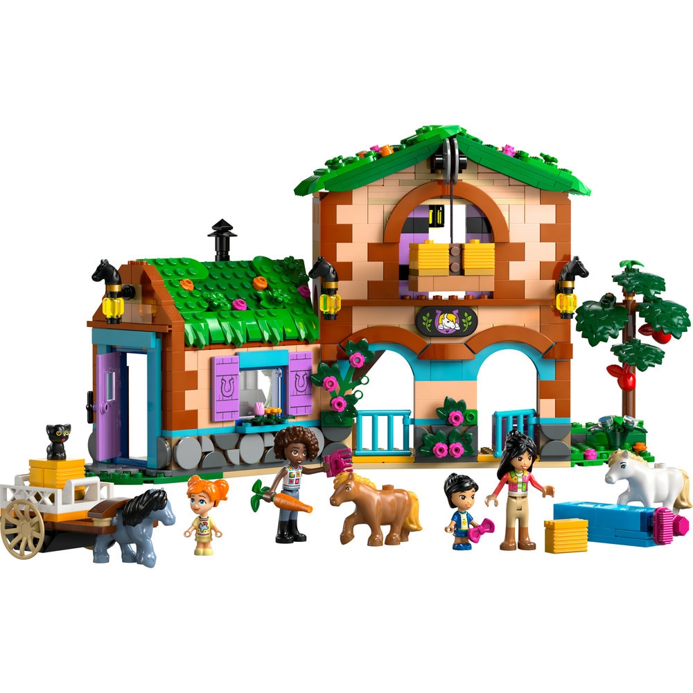 LEGO Friends: Ferma si grajd pentru ponei 42654, 7 ani+, 727 piese