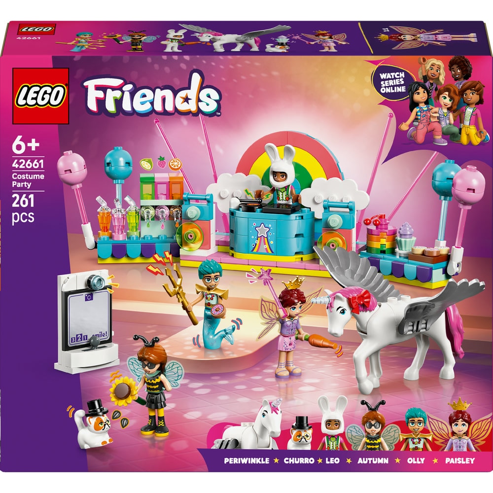 LEGO Friends: Bal mascat cu unicornul si zana 42661, 6 ani+, 261 piese