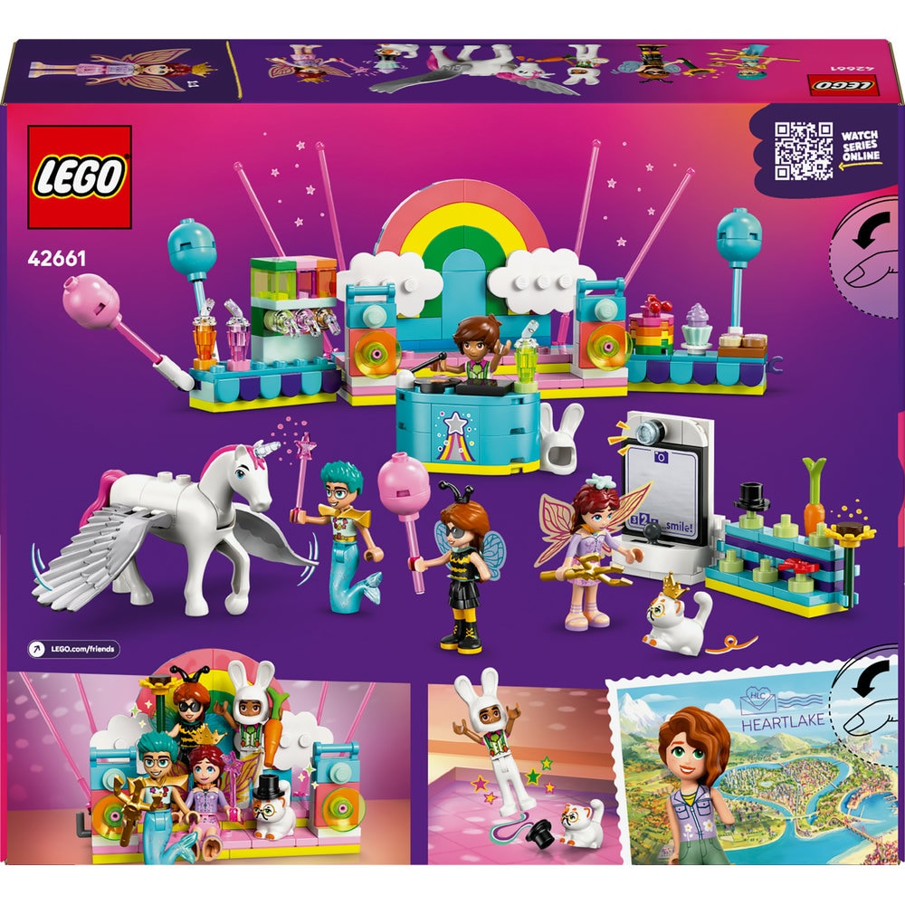 LEGO Friends: Bal mascat cu unicornul si zana 42661, 6 ani+, 261 piese