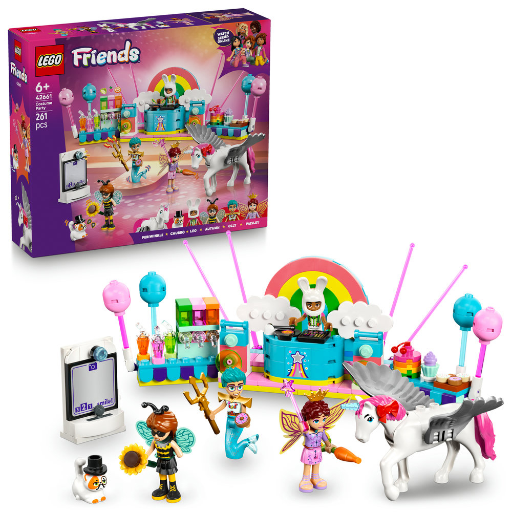 LEGO Friends: Bal mascat cu unicornul si zana 42661, 6 ani+, 261 piese