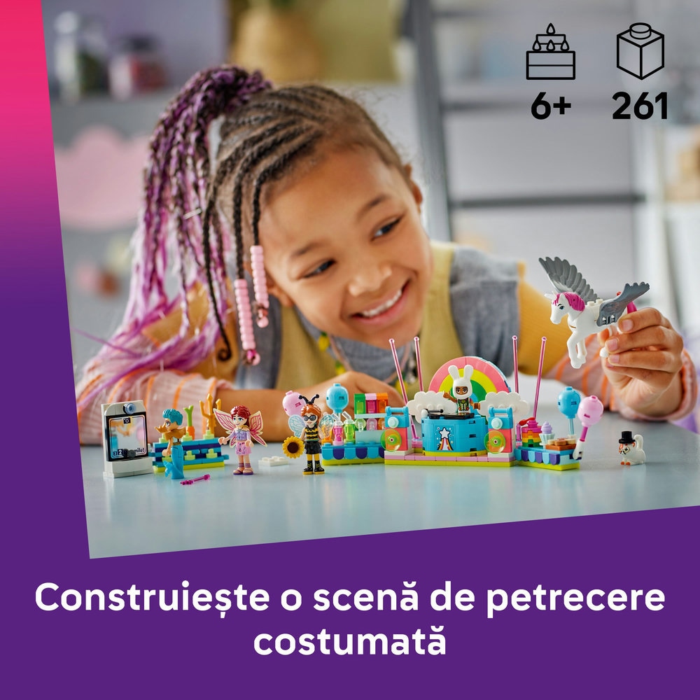 LEGO Friends: Bal mascat cu unicornul si zana 42661, 6 ani+, 261 piese