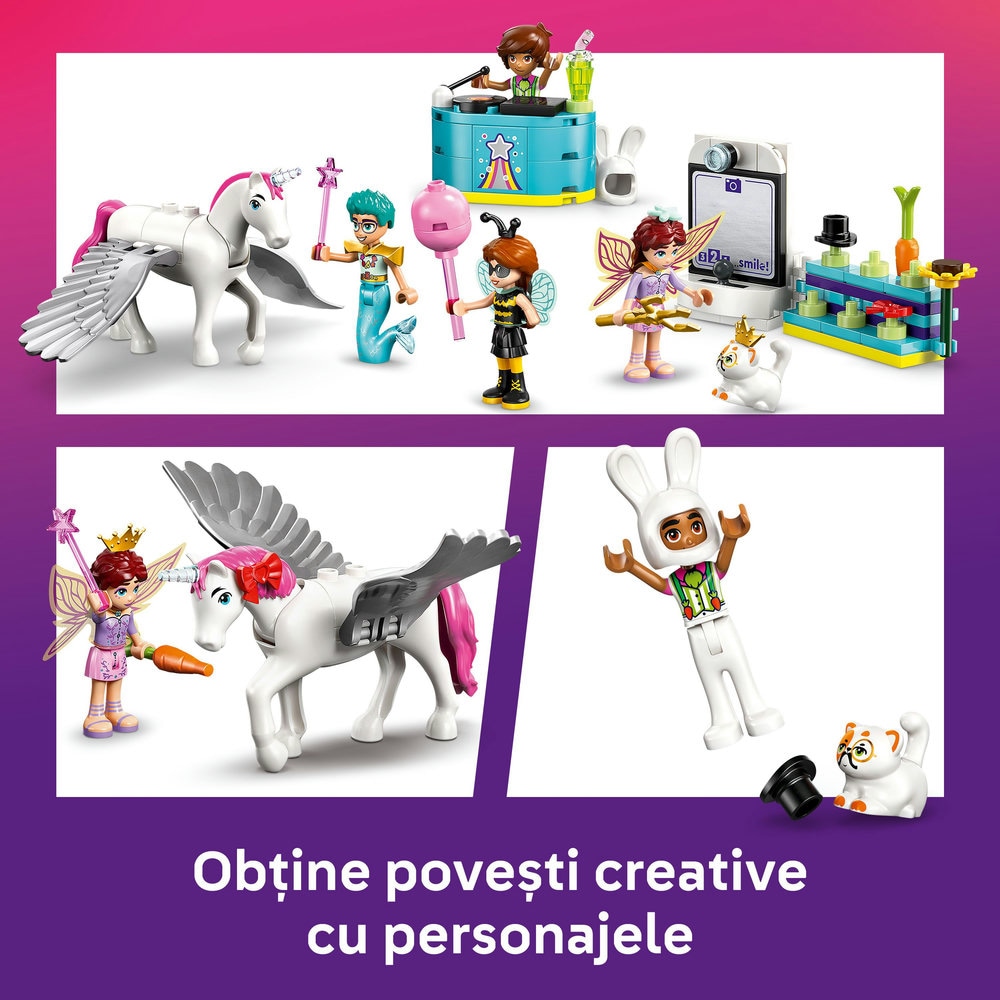 LEGO Friends: Bal mascat cu unicornul si zana 42661, 6 ani+, 261 piese