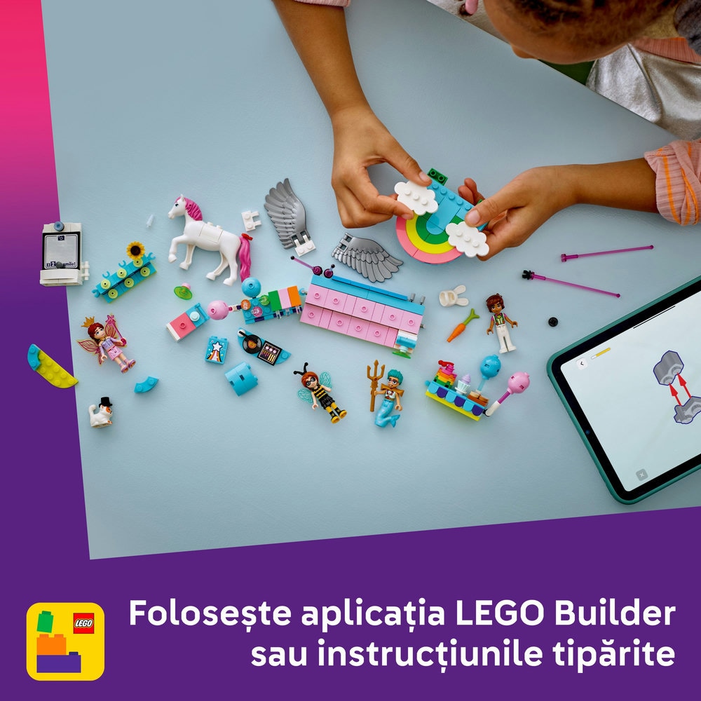 LEGO Friends: Bal mascat cu unicornul si zana 42661, 6 ani+, 261 piese