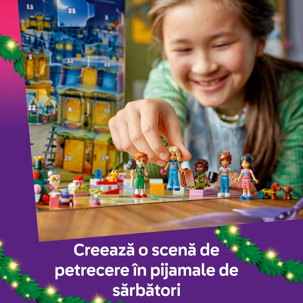 LEGO Friends: Calendar de advent 2025 42668, 6 ani+, 237 piese