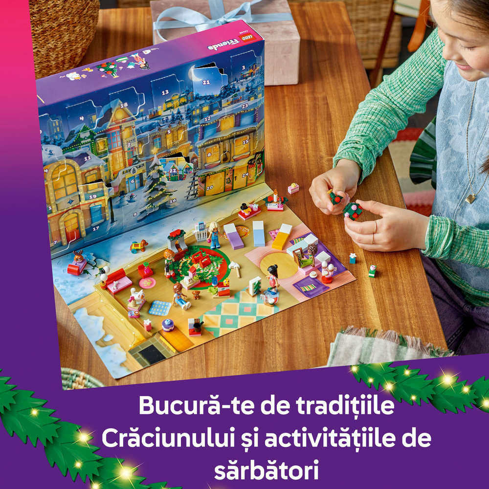LEGO Friends: Calendar de advent 2025 42668, 6 ani+, 237 piese