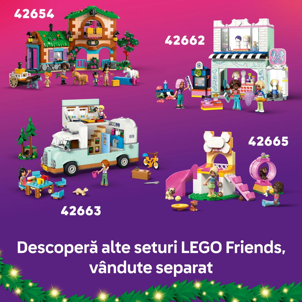 LEGO Friends: Calendar de advent 2025 42668, 6 ani+, 237 piese
