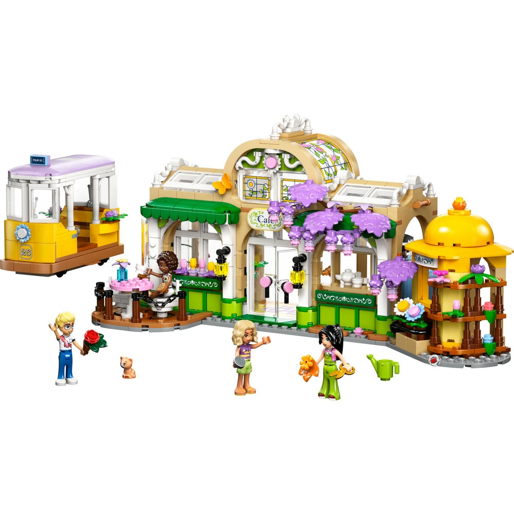 LEGO Friends: Cafenea cu multe plante si florarie 42671, 9 ani+, 1138 piese