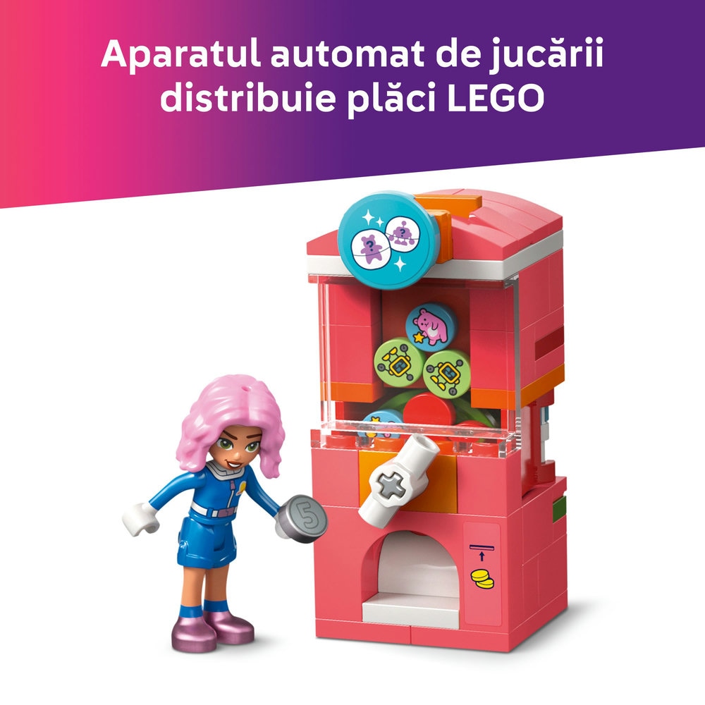 LEGO Friends: Magazin de benzi desenate si jocuri 42674, 9 ani+, 1005 piese