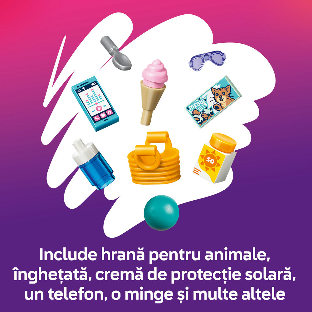 LEGO Friends: O zi distractiva in parcul acvatic 42676, 6 ani+, 278 piese