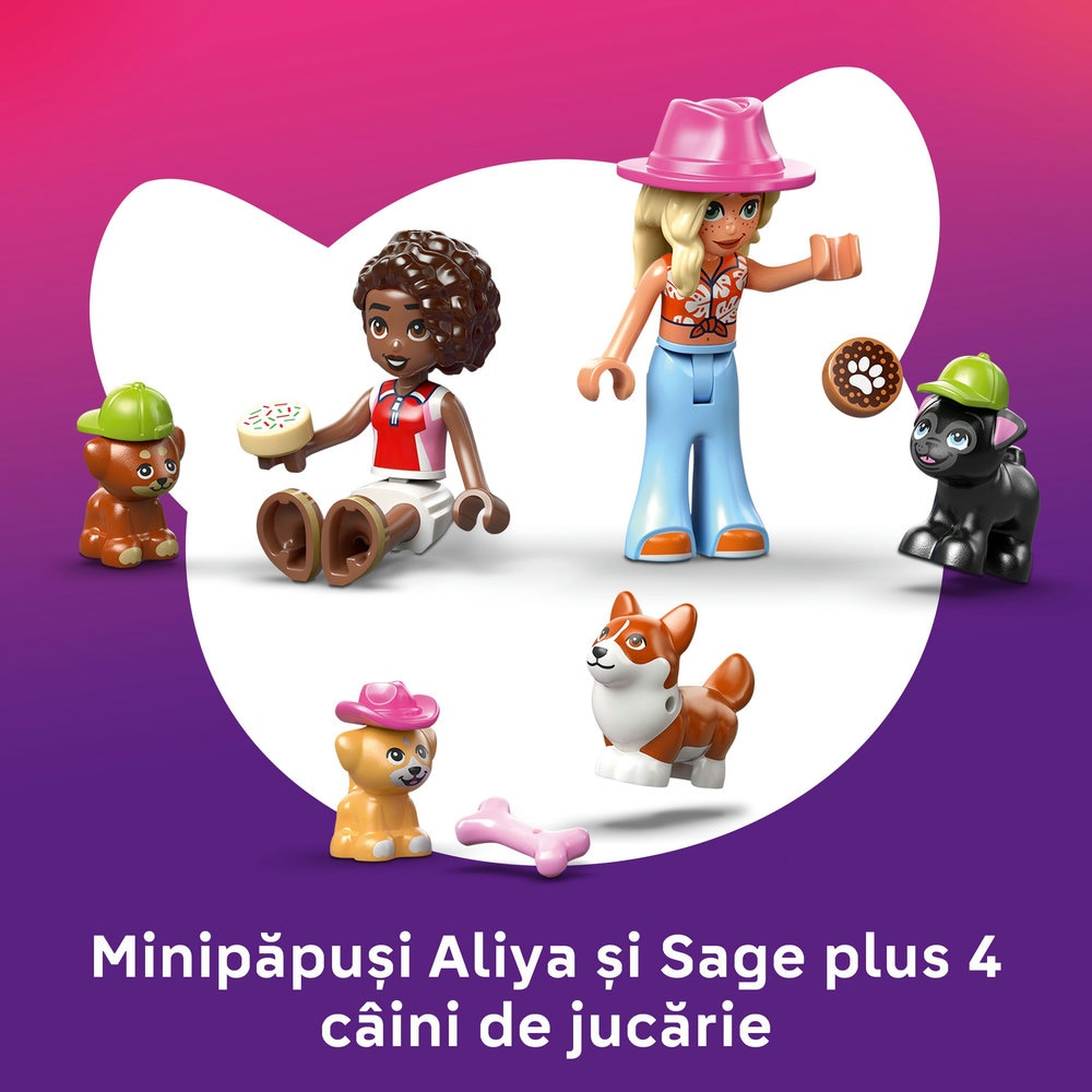 LEGO Friends: Brutarie cu bunatati pentru caini 42677, 6 ani+, 278 piese