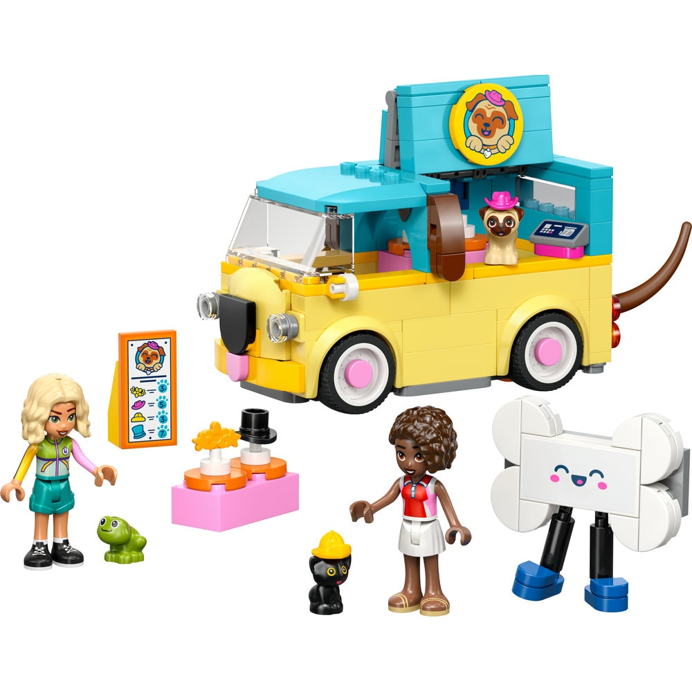 LEGO Friends: Furgoneta cu accesorii pentru animale de companie 42678, 6 ani+, 237 piese