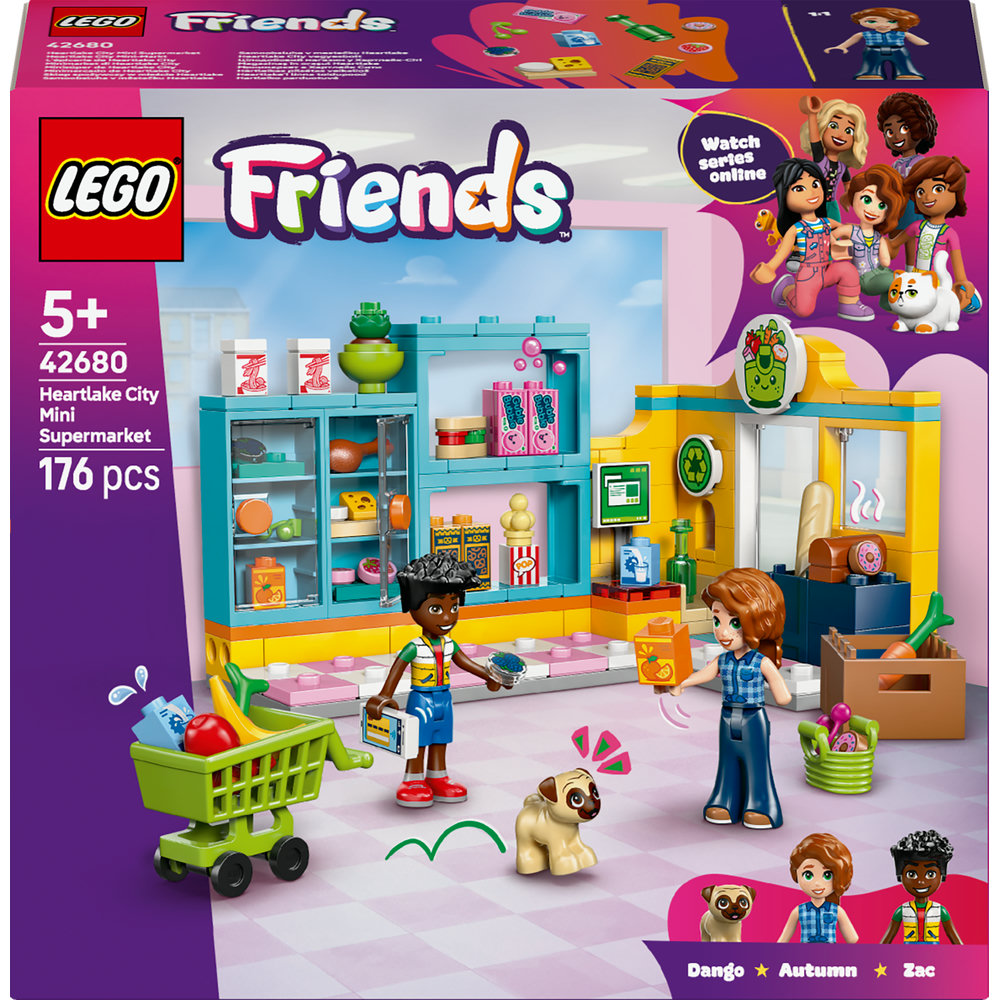 LEGO Friends: Magazinas in orasul Heartlake 42680, 5 ani+, 176 piese